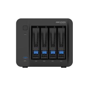 海康威视 H304 4盘位NAS网络存储服务器 企业私有网盘/旗舰版/16T（4*4T）机械硬盘